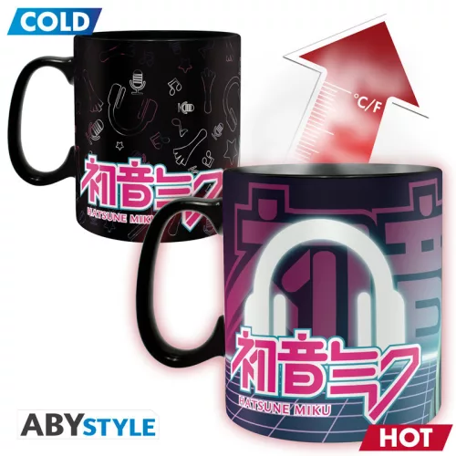 Hatsune Miku - hőre változó bögre - 460 ml - Hatsune Miku
