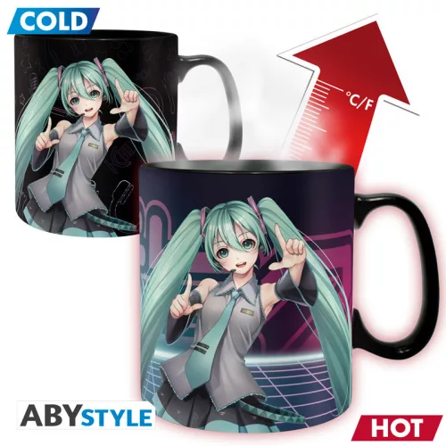 Hatsune Miku - hőre változó bögre - 460 ml - Hatsune Miku