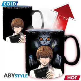 Death Note hőre változó bögre 460 ml Kira & L