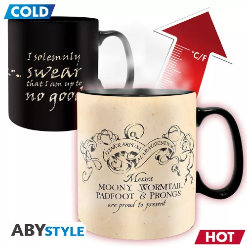 Harry Potter - hőre változó bögre - 460 ml - Marauder