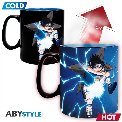 Naruto-Wärmewechselbecher 460 ml- & Sasuke