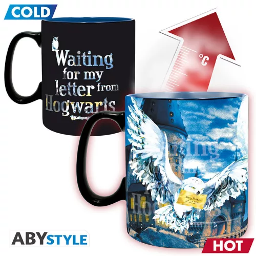 Harry Potter - hőre változó bögre - 460 ml - Letter