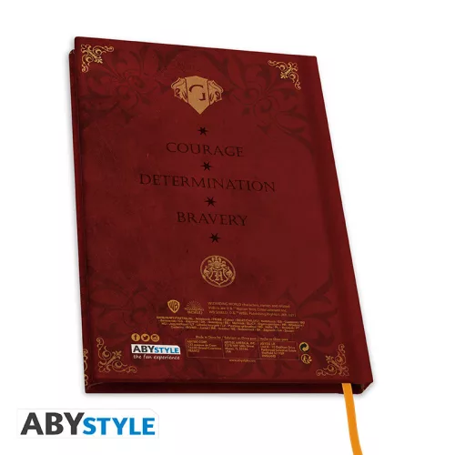 Harry Potter A5 Jegyzetfüzet Gryffindor