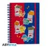 Pokemon Notizbuch A5 Spirale Pikachu, Bulbasaur, Squirtle, Charmander