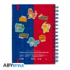 Pokemon Notizbuch A5 Spirale Pikachu, Bulbasaur, Squirtle, Charmander