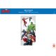 Prosop de plaja pentru copii Avengers - 100% bumbac - 70x140 cm - gri deschis