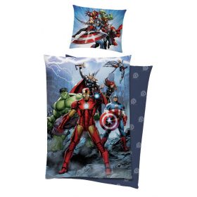   Set biancheria da letto Avengers - Battaglia di New York 100% cotone 140x200 + 65x65