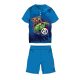 Summer short-sleeved children's cotton pajamas - Avengers - medium blue - 116