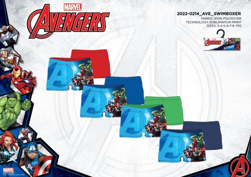 Avengers swim boxer (3-8 years)