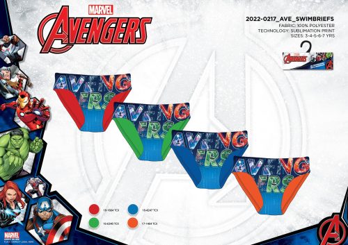 Avengers swim brief (3-8 years)