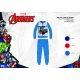 Zimné bavlnené detské pyžamko - Avengers - stredne modré - 122
