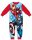 Bosszúállók egyberészes kezeslábas gyerek pizsama - interlock pamut pizsama - piros - 98