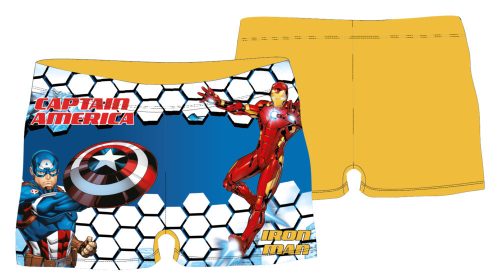 Boxer da bagno per ragazzo Avengers - giallo - 98