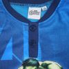 Winter fleece children's pajamas - Avengers - medium blue - 98