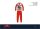 Bosszúállók gyerek pizsama - jersey pamut pizsama - piros - 104