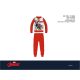 Pigiama per bambini Avengers - pigiama in jersey di cotone - rosso - 110