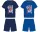 Completo estivo in cotone Avengers - set maglietta-pantaloncini - blu medio - 128
