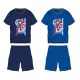 Completo estivo in cotone Avengers - set maglietta-pantaloncini - blu scuro - 128