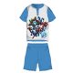 Avengers summer short-sleeved children's pajamas - cotton jersey pajamas - light blue - 116