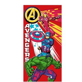   Asciugamano da spiaggia per bambini Avengers ad asciugatura rapida - 70x140 - rosso