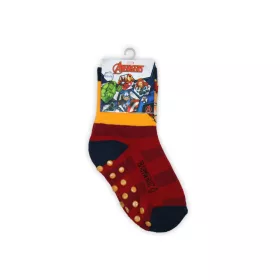   Calzini antiscivolo per bambini - Avengers - peluche - giallo-rosso - 31-34