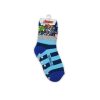 Non-slip children's ankle socks - Avengers - thermal plush - gray-blue - 31-34