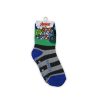 Non-slip children's ankle socks - Avengers - thermal plush - green-grey - 23-26