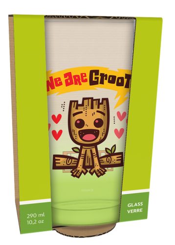 Baby Groot prémium üveg pohár - 290ml