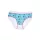 Cotton girl's panties - Cotton jersey - printed pattern - white-light blue - 116