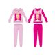 Pigiama invernale Barbie in cotone spesso per bambina - flanella - rosa - 110