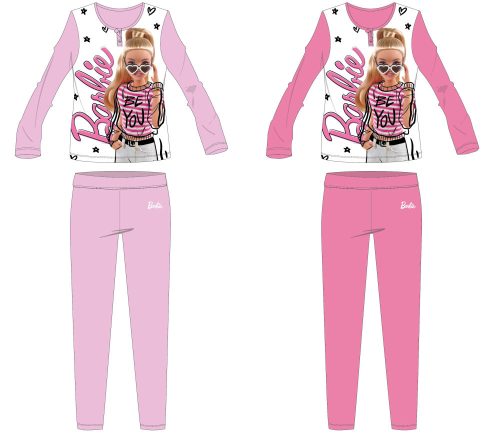 Detské pyžamo z bavlneného džerseja Barbie