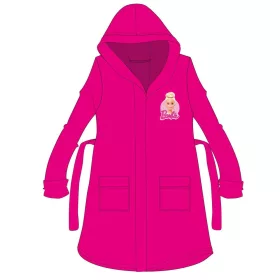   Barbie bavlnený župan pre deti s kapucňou - ružový - 110-116