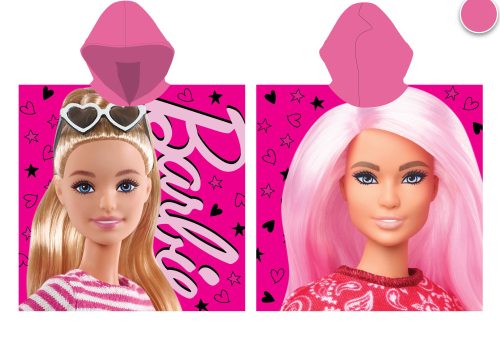 Barbie 100% pamut poncsó - 55x110 cm