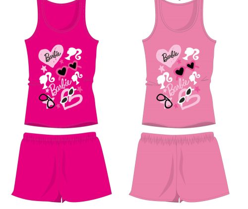 Completo estivo Barbie in cotone - Set maglietta e pantaloncini