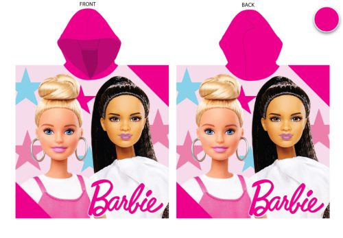 Barbie 55x110 cm fast -drying poncho