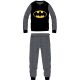 Pánské tenké bavlněné pyžamo Batman - žerzejové pyžamo - černo-tmavě šedé