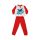 Hosszú vékony pamut gyerek pizsama - Bing nyuszi - Jersey - piros - 116