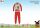 Téli pamut interlock gyerek pizsama - Bing nyuszi - piros - 104