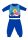 Pigiama invernale neonato in cotone Baby Shark - pigiama interlock - blu medio - 86