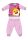 Baby Shark téli pamut baba pizsama - interlock pizsama - világosrózsaszín - 80