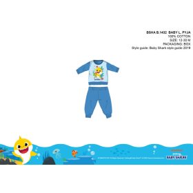 Baby Shark baby pajamas - jersey cotton pajamas