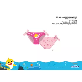 Baby Shark 小女女孩子法衣下裤 - 浅粉色 - 98