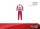Disney Verdák vékony pamut gyerek pizsama - jersey pizsama - piros - 110