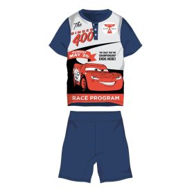   Disney Verdák nyári rövid ujjú gyerek pizsama - pamut jersey pizsama - sötétkék - 116