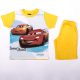 Completo estivo da bambino in cotone Verdák - set maglietta-pantaloncini - giallo - 122