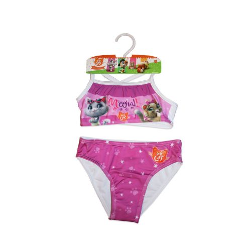 Costume da bagno due pezzi per bambine 44 Csacska cat - bianco - 104