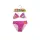 44 Csacska cat two-piece swimsuit for little girls - with triangle top - light pink - 98