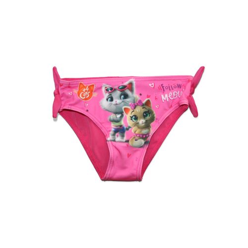 Baba fürdőruha alsó kislányoknak - 44 Csacska macska - pink - 80