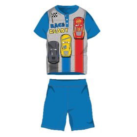   Nyári rövid ujjú gyerek pamut pizsama - Disney Verdák - középkék - 98