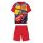 Nyári rövid ujjú gyerek pamut pizsama - Disney Verdák - piros - 98